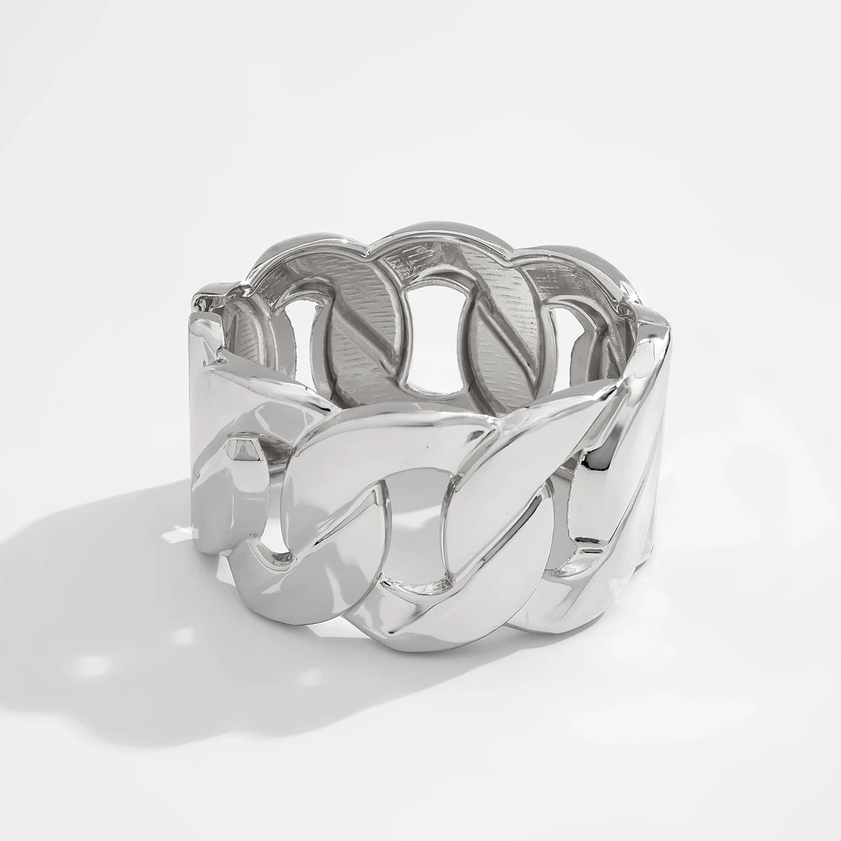 Lazourd Ingemark Creative Unique Irregular Chunky Cuff Bangles