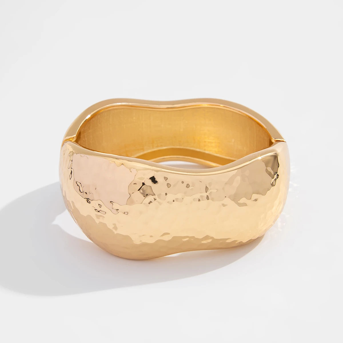Lazourd Ingemark Creative Unique Irregular Chunky Cuff Bangles