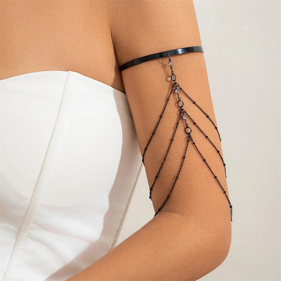 Lazourd Ingemark 17 Styles Boho Crystal Pendant Cuff Open Bangles