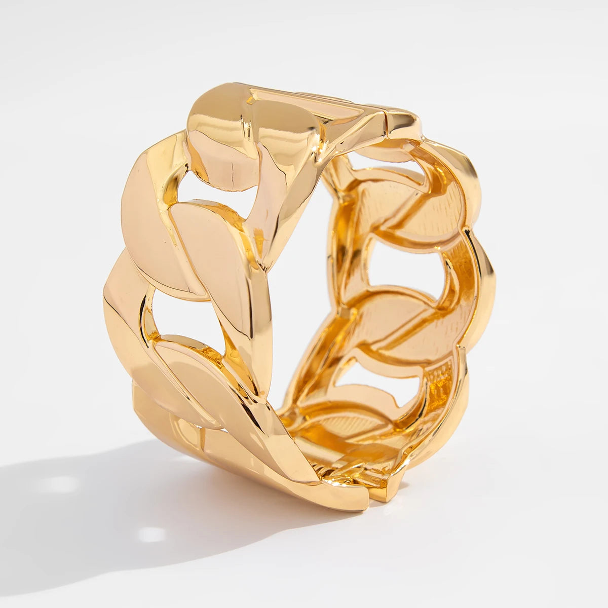 Lazourd Ingemark Creative Unique Irregular Chunky Cuff Bangles