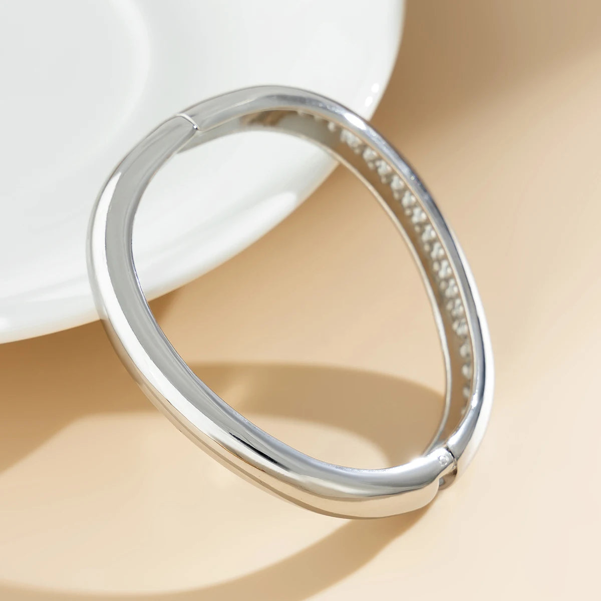 Lazourd Ingemark Exaggerated Punk Irregular Wide Cuff Bangle