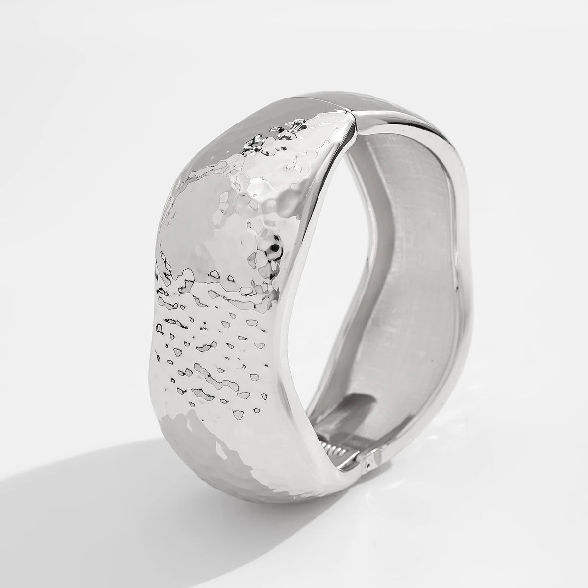 Lazourd Ingemark Creative Unique Irregular Chunky Cuff Bangles