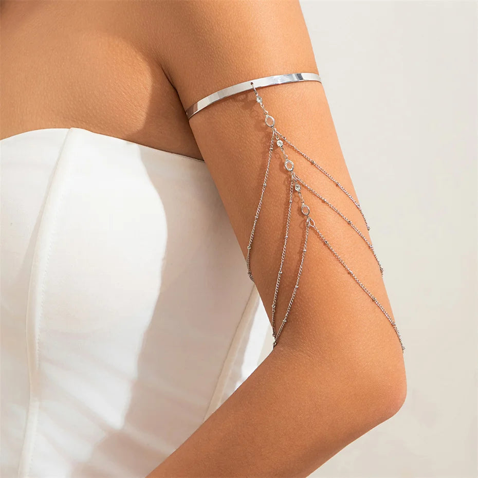 Lazourd Ingemark 17 Styles Boho Crystal Pendant Cuff Open Bangles