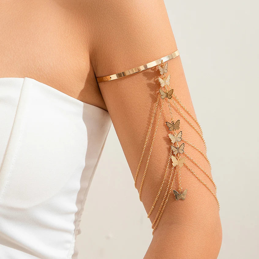 Lazourd Ingemark 17 Styles Boho Crystal Pendant Cuff Open Bangles